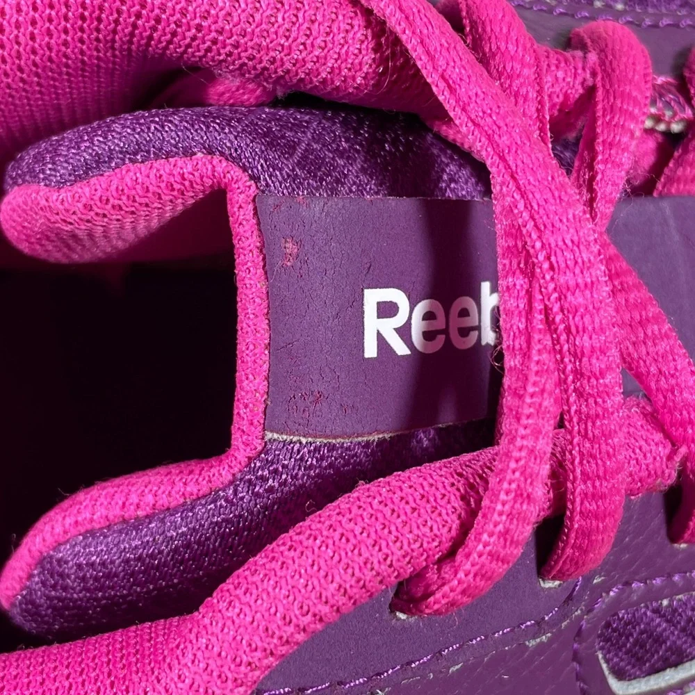 Reebok Yourflex Youth Girl's Size 5.5 Shoes Purple Pink Trainers Sneakers